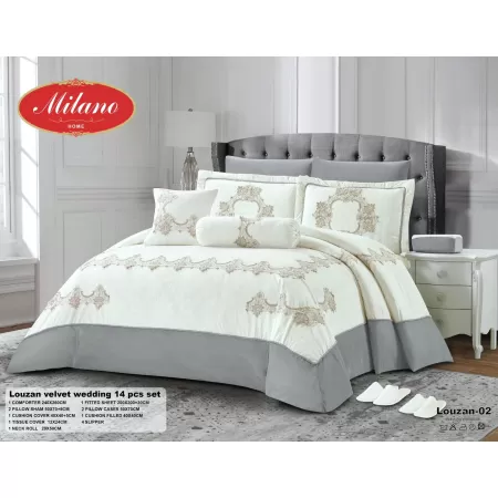 Louzan Velvet Wedding 14 pcs Set